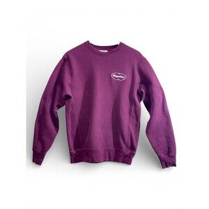 Haagen-Dazs Sweatshirt Men Small Ice Cream Embroidered Burgundy Crew Neck RARE